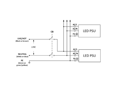 midtergang vandring Transistor MEAN WELL LED Driver Wiring Diagram | MEAN WELL Australia | Authorised  Distributor | Powered by ADM