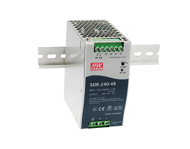 MEAN WELL SDR-240 DIN Rail Power Supply