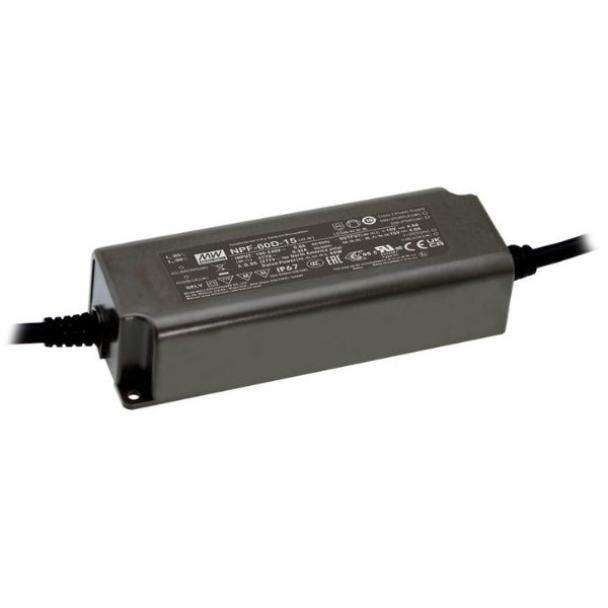 MEAN WELL NPF-60D IP67 Dimmable Constant Voltage LED Driver