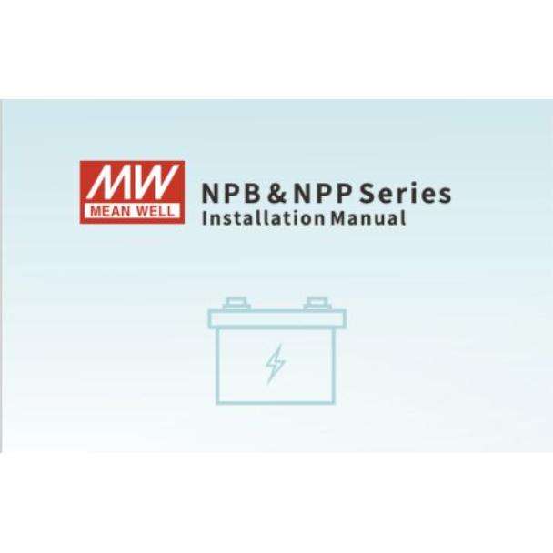 Manual for MEAN WELL battery charger