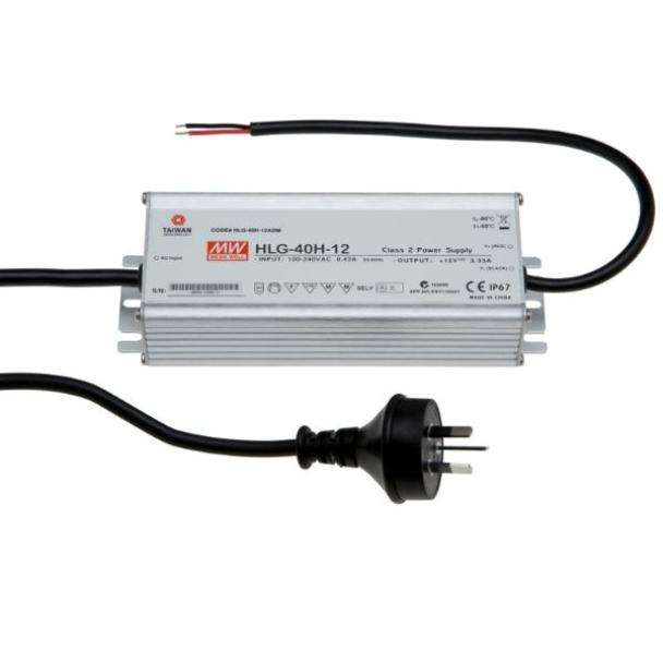 MEAN WELL HLG-40H Series IP67 Constant Voltage LED Driver