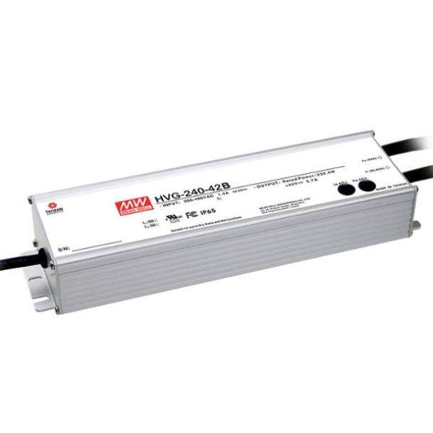 MEAN WELL HVG-240 Series IP65 IP76 LED Driver with High Input Voltage