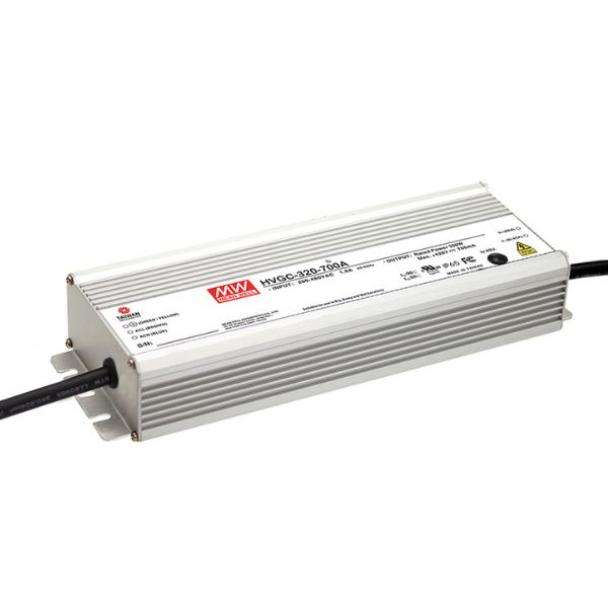 MEAN WELL HVGC-320 Series IP65 IP67 Constant Current LED Driver with High Voltage Input
