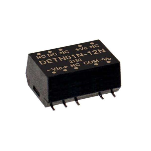 MEAN WELL DETN01-N 1-Watt SMT PCB mount DC to DC converter