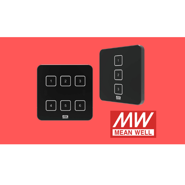 DALI-2 Lighting Touch Panel – MEAN WELL DTP-2XX Series