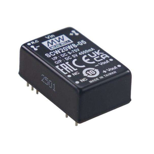 MEAN WELL SCW20W8 20 WATT Regulate DC to DC Converter