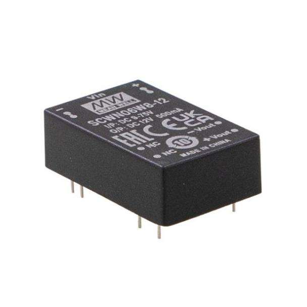 MEAN WELL SCWN06W8 6 WATT Regulated DC to DC Converter