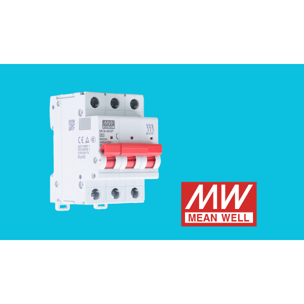 MEAN WELL Miniature Circuit Breaker (MCB) Series - Efficient and Safe Power Distribution Protection