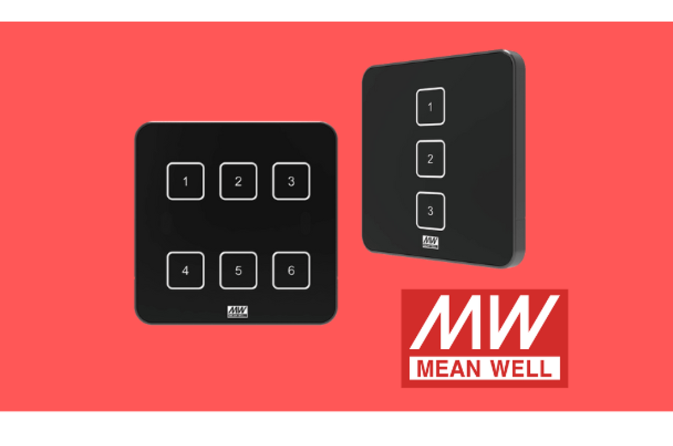 DALI-2 Lighting Touch Panel – MEAN WELL DTP-2XX Series