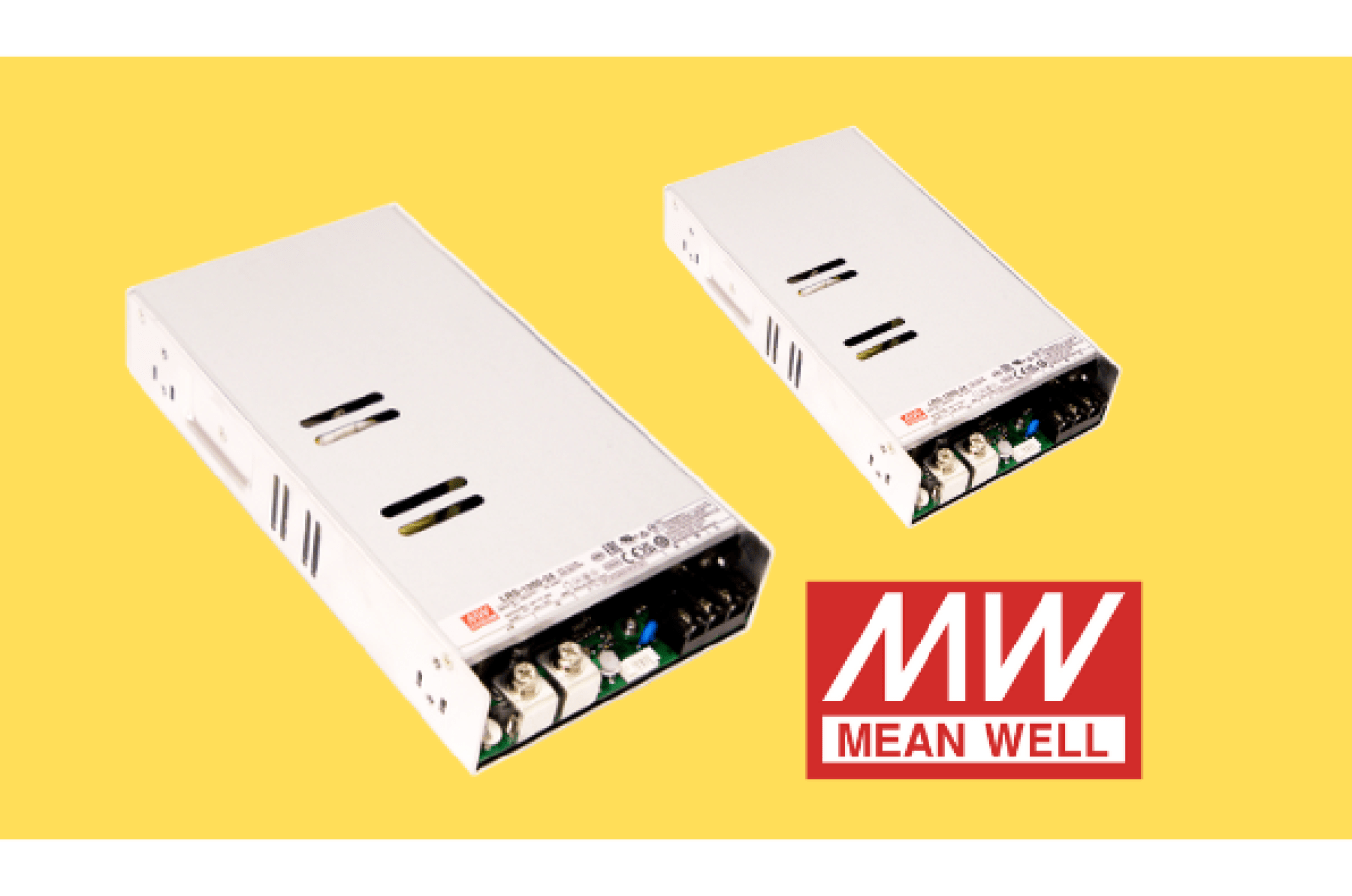 MEAN WELL LRS-1200 Low Profile Enclosed Power Supply Available from MEAN WELL Australia